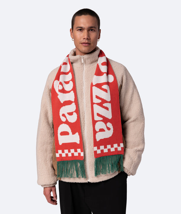 Paradise Pizza Scarf - Red White