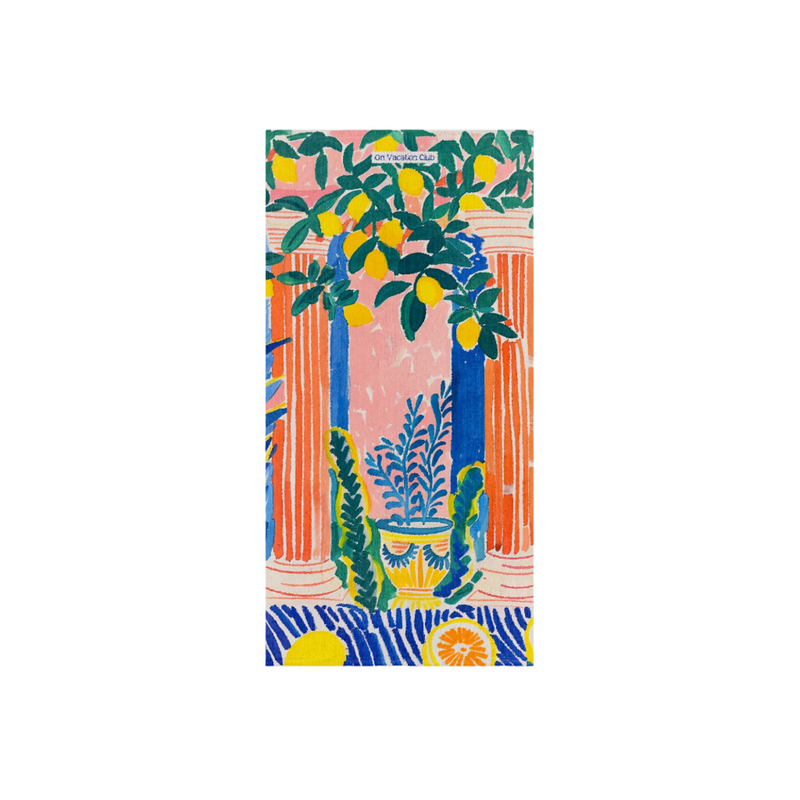 Santorini Beach Towel - Multi