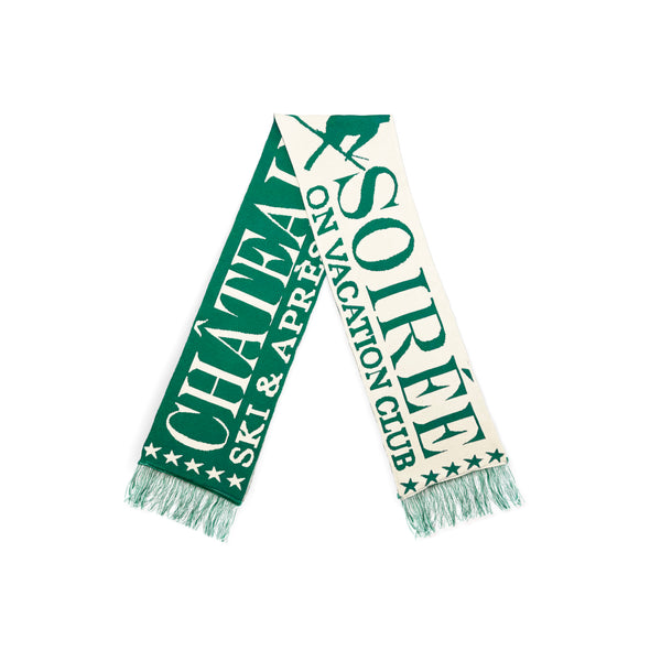 Chateau Soirée Scarf - Beige Green