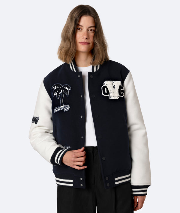 On Vacation Club College Jacket - Navy