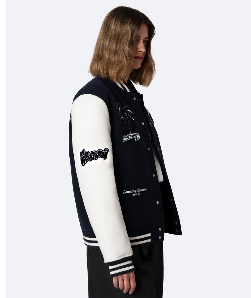 On Vacation Club College Jacket - Navy