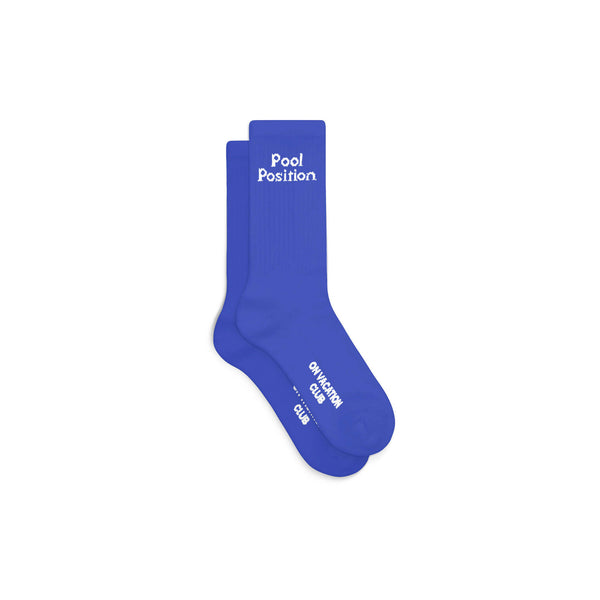 Pool Position Tennis Socks - Blue