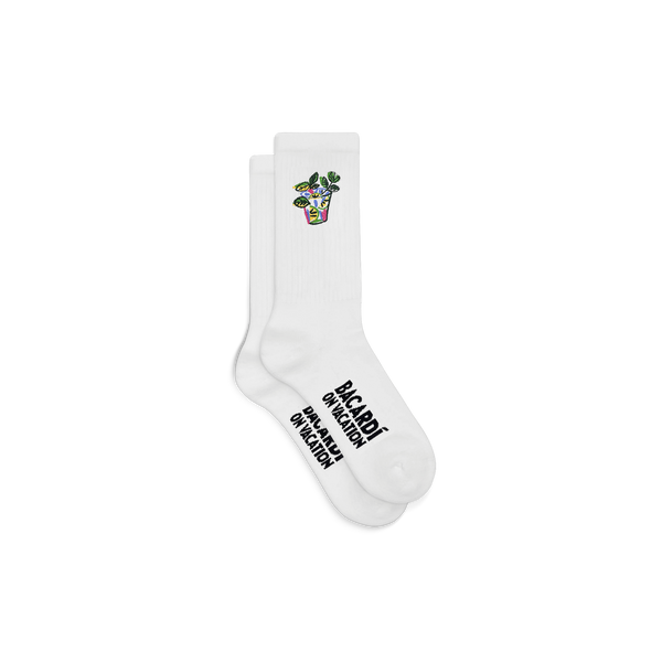 BACARDÍ x On Vacation Socks - White