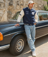 On Vacation Club College Jacket - Navy