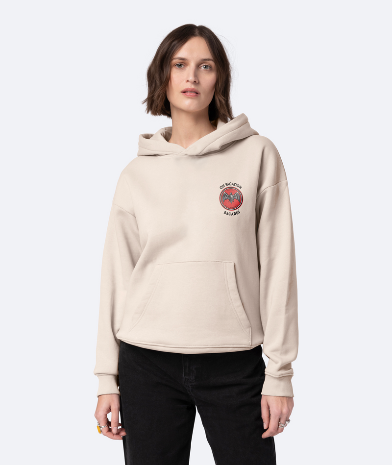 BACARDÍ x On Vacation - Mojito Hoodie - Stone