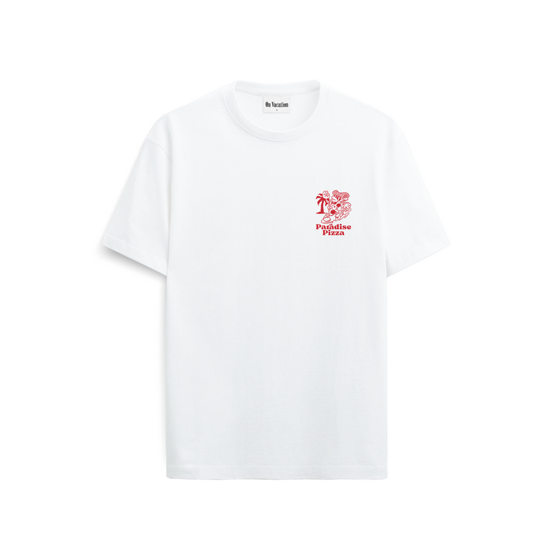 Paradise Pizza T-Shirt - White