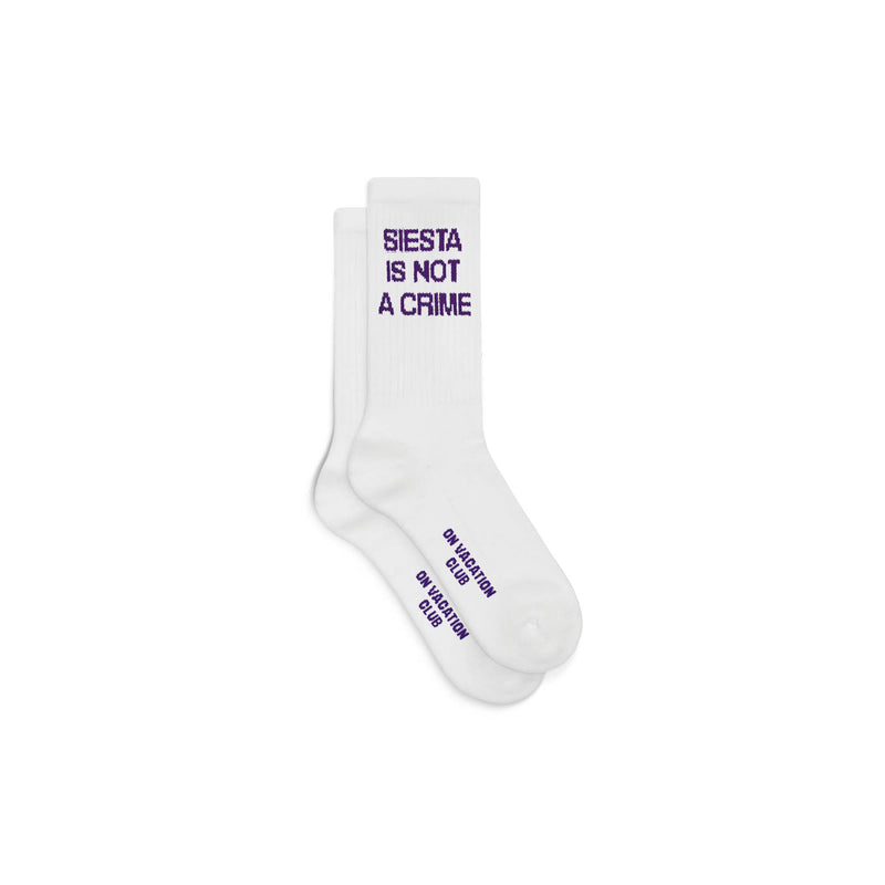 Siesta Tennis Socks - White