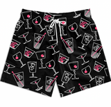 Swim Shorts Cocktails - Black