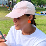 Onda Earrings - Neon Orange